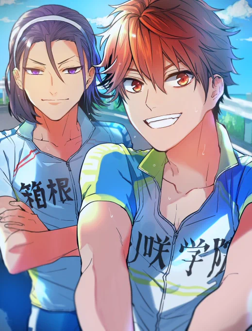弱ペダとあんスタがコラボした時に描いたイラストをここに再録しようかな
2018年5月ごろの絵です…… 