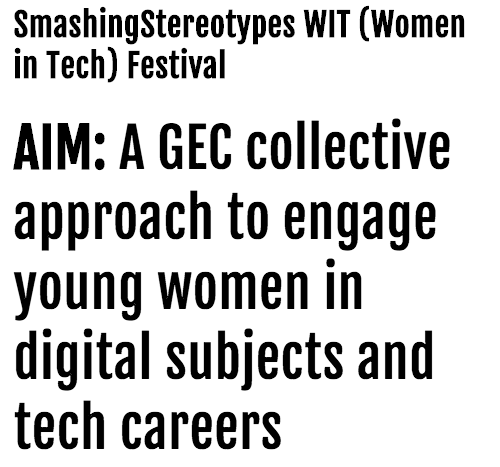 GECStudents's tweet photo. #HappyWomensDay2020 We are PROUD to announce the first collective approach to engage young women in digital subjects &amp; tech careers = #SmashingStereotypes #womenintech #WITFest #Edtech #Collective 5/6/20 Call for Proposals opens TODAY! https://t.co/CkHXkI56fd #HappyWomensDay2020 https://t.co/uoK70MZdj5