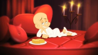 lavendersheeps's tweet image. hey guys remember when elmer fudd from scooby doo was really horny over a grilled cheese sandwich?