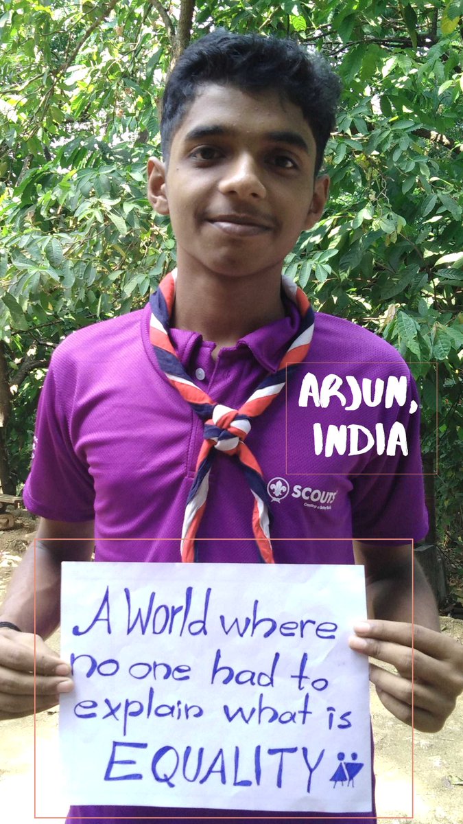 worldscouting's tweet photo. 💭 Imagine a world where we don’t need to explain equality, because everyone is on the same page.

#Scouts have big visions for a gender equal world!

On #InternationalWomensDay, we want to hear 𝘄𝗵𝗮𝘁'𝘀 𝘆𝗼𝘂𝗿 𝘃𝗶𝘀𝗶𝗼𝗻? ⚜

#EachForEqual
#GenerationEquality 
#HeForShe https://t.co/4A7RvxOZGx