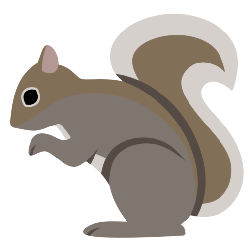silasagnostos's tweet photo. The lack of an actual squirrel emoji bothers me so I made my own.  You're welcome to use it if you like it. https://t.co/ngCKGmlewF