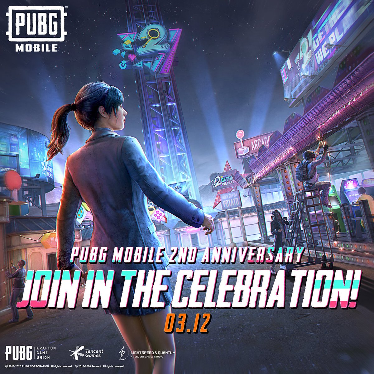 O Xrhsths Pubg Mobile Sto Twitter The Arcade Is Almost Ready Join Us This March 12th To Celebrate Pubg Mobile Turning 2 Years Old Pubgm Pubgmobile 2getherweplay T Co Pgzqvevpaz