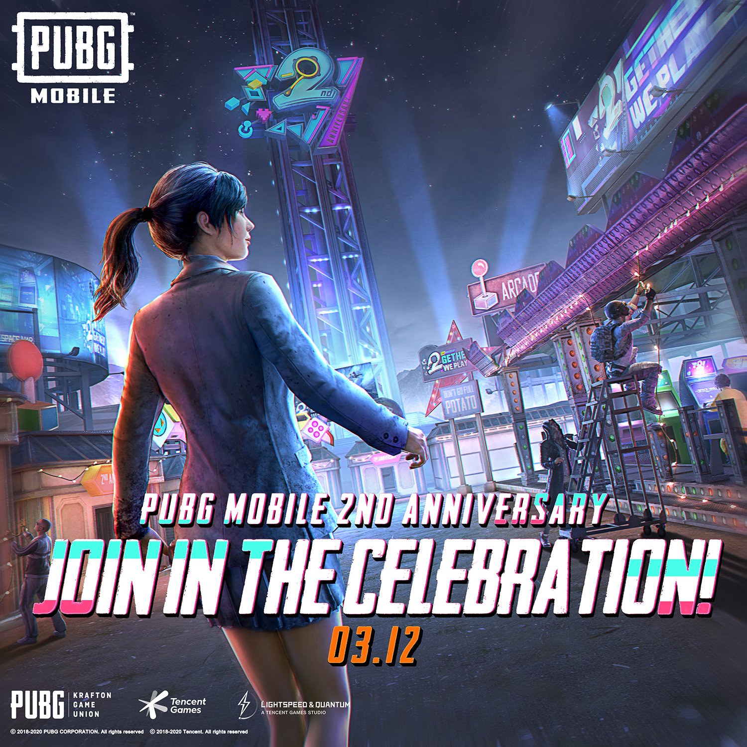 Pubg Mobile The Arcade Is Almost Ready Join Us This March 12th To Celebrate Pubg Mobile Turning 2 Years Old Pubgm Pubgmobile 2getherweplay T Co Pgzqvevpaz