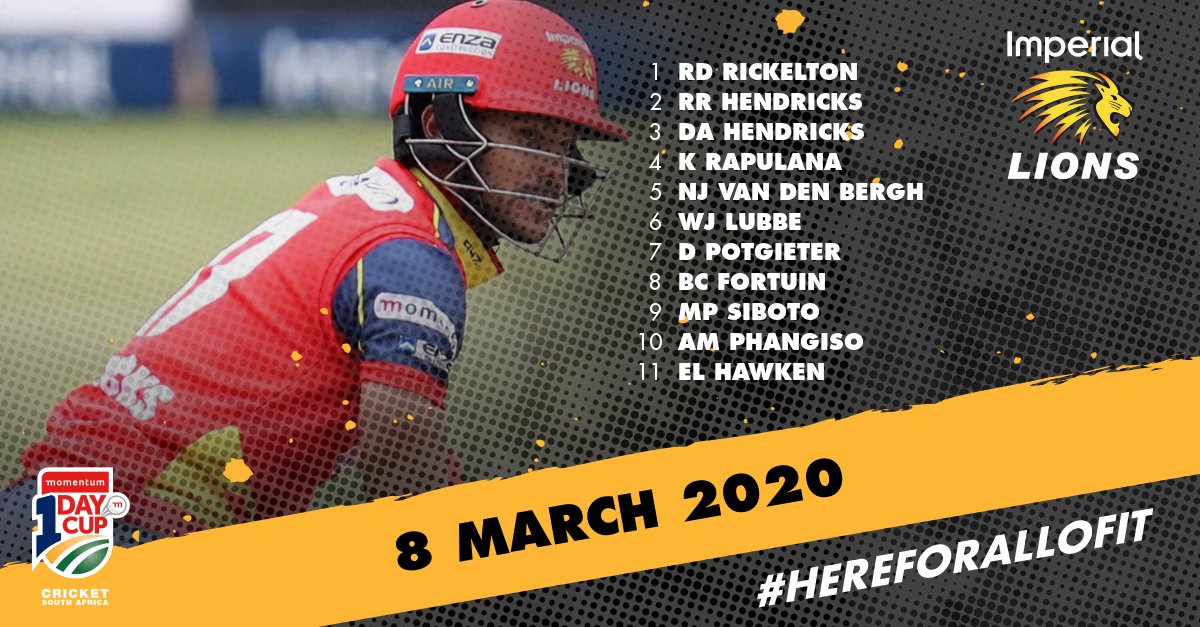 ProteasMenCSA's tweet photo. LINEUPS | #LIOvTIT

And this is how the teams are lining up today.

Who do you think is going to take this one?

#HereForAllOfIt https://t.co/nHWEQ3VKxK