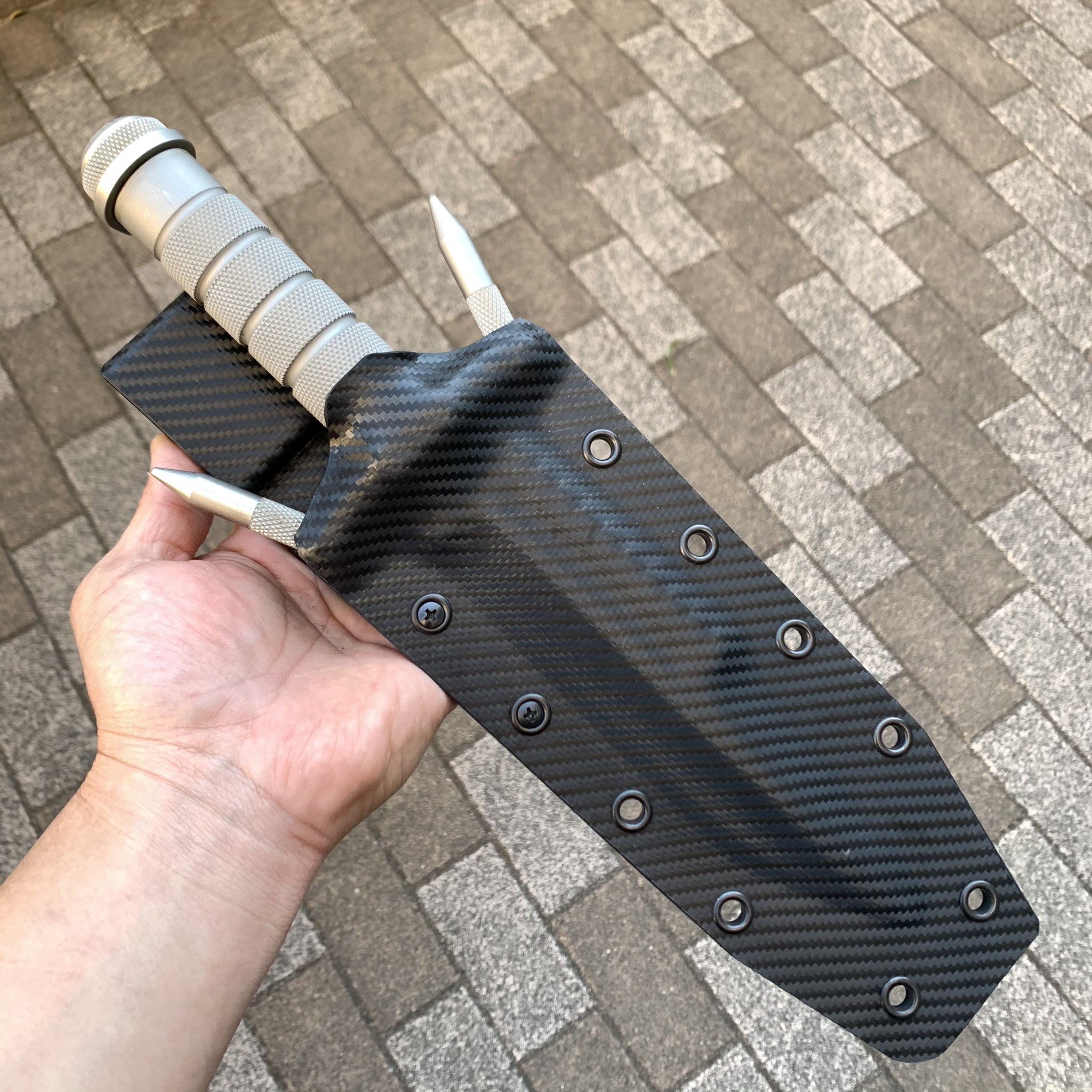 NIOLOX鋼 POHL FORCE サバイバルナイフ カイデックスシース付属