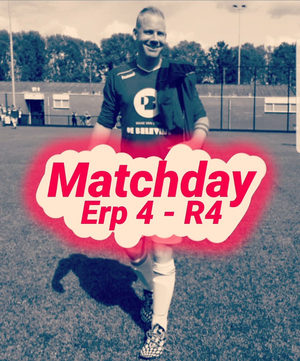 Rhode_4's tweet photo. MATCHDAY 

⚽️ Erp 4 - R4
🏟 Sportpark Den Uil
🕚 11.00u 
🌡 8° 
😷 Virusgevaar https://t.co/KRSetSWXjy