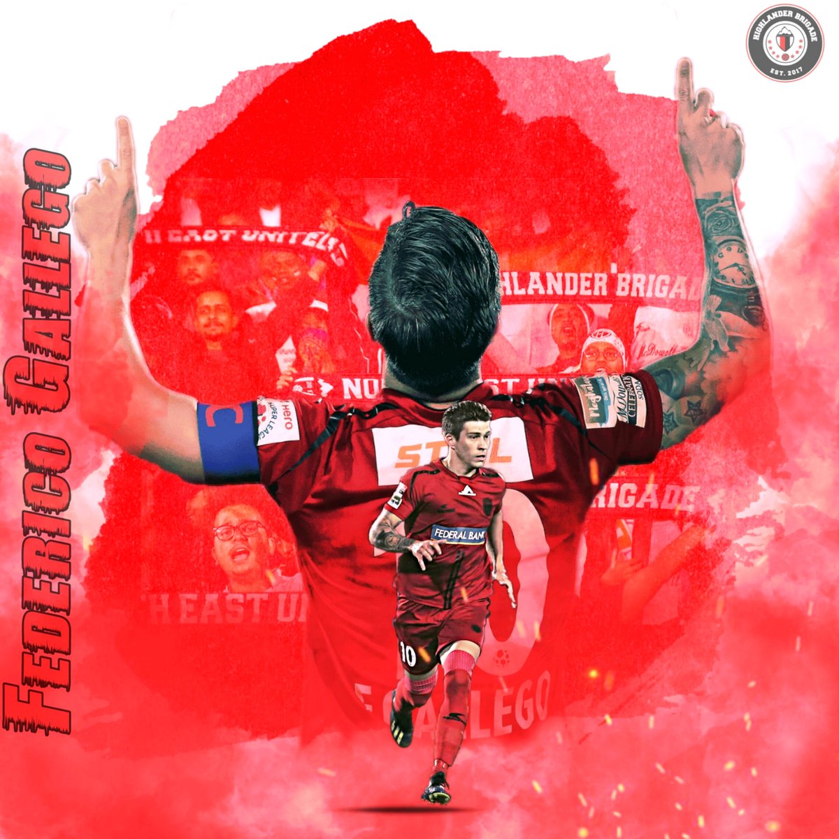 HighlanderB8's tweet photo. Coming back from a horrific injury with his determination &amp; perseverance, he showed us why he's the best! His love for the crest makes him one of the fan favourites in the North East. Thank you for staying @Fedegallego🤩
#HighlanderBrigade #StrongerAsOne https://t.co/fPKJdPXvh4