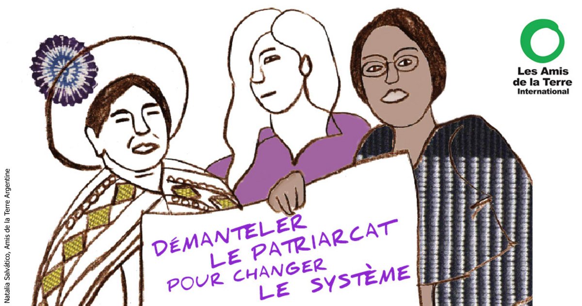 FoEInt_fr's tweet photo. #JusticeDeGenre NOW !
Démanteler le #patriarcat pour changer le système !
#ResistAndTransform !
En cette #IWD2020 nous rejoignons @WorldMarchWomen pour résister à l’oppression des femmes & de l’environnement et réclamer un monde solidaire et juste. https://t.co/2fTL5e5KUA https://t.co/8WspJpg2tm