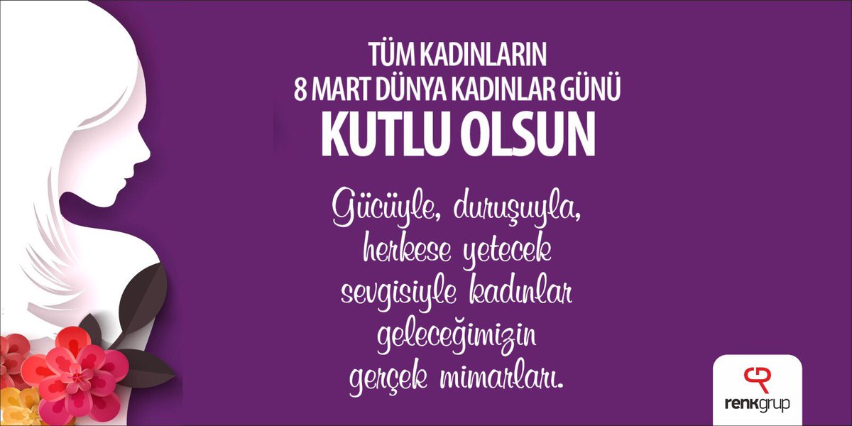 Renktabela's tweet photo. Tüm kadınlar özeldir. Çünkü gelecek onların eseridir💐 

#8martdünyakadinlargünü #kadınlargünü #renkgrup #renktabelareklam #uniled #uniceiling #rsdmakina #displaydünyası https://t.co/nFiV66LZSM
