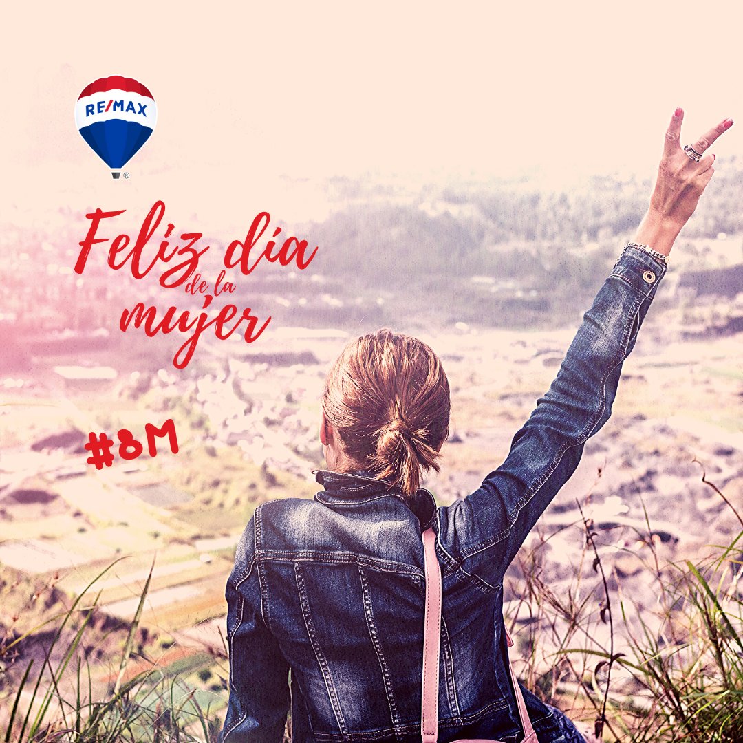 remax_ytu's tweet photo. Feliz día a todas las mujeres 💪🎉🎊
#diadelamujer #8m #8demarzo #igualdad https://t.co/ABHoBsLOjy