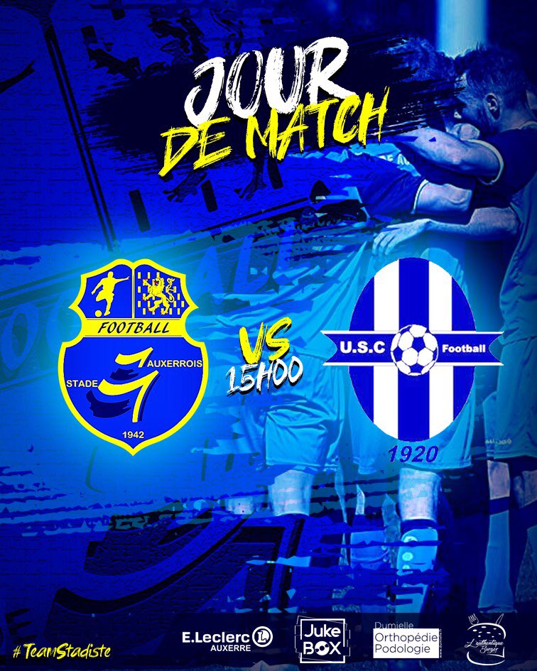 StadeAuxFoot's tweet photo. C’est jour de match aujourd’hui au stade de l’Arbre-sec avec la rencontre de Régional 1 entre le Stade et La Charité 
La réserve ouvrira le bal à 12h30 en recevant FC Nevers 58

#JDM #SAFUSC #TeamStadiste https://t.co/lBi3sACagE