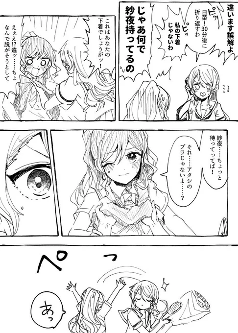 再掲 漫画
紗夜とリサの
ドキドキ夜の羽丘大冒険(3/3)

(麦) 