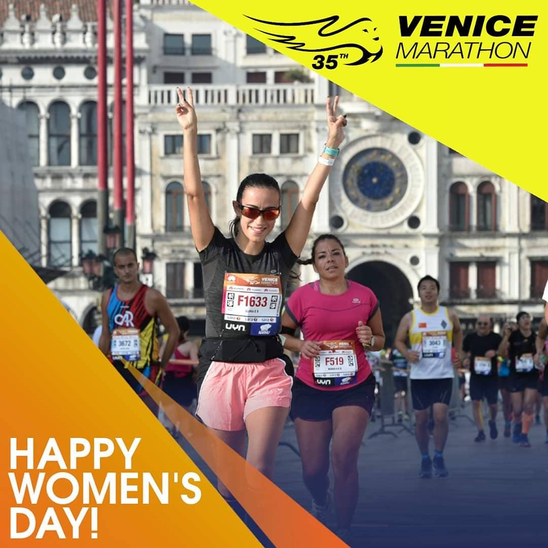 Venicemarathon's tweet photo. Auguri a tutte le donne! 🏃♀️🏃♀️🏃♀️🏃♀️🏃♀️💐
Vi aspettiamo il 25 ottobre a Venezia!
Happy women's day! 🏃♀️🏃♀️🏃♀️🏃♀️🏃♀️💐
We will wait for you on October 25 at Venice!
#Venicemarathon #RunningVenice #8marzo #womensday #festadelladonna https://t.co/W00n1Wucw9