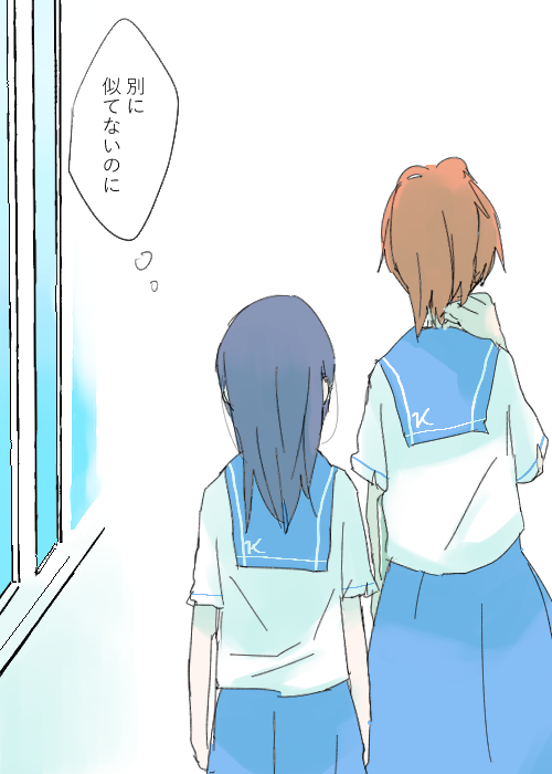 希美と疎遠な頃のみぞれがポニテにびびるだけ 