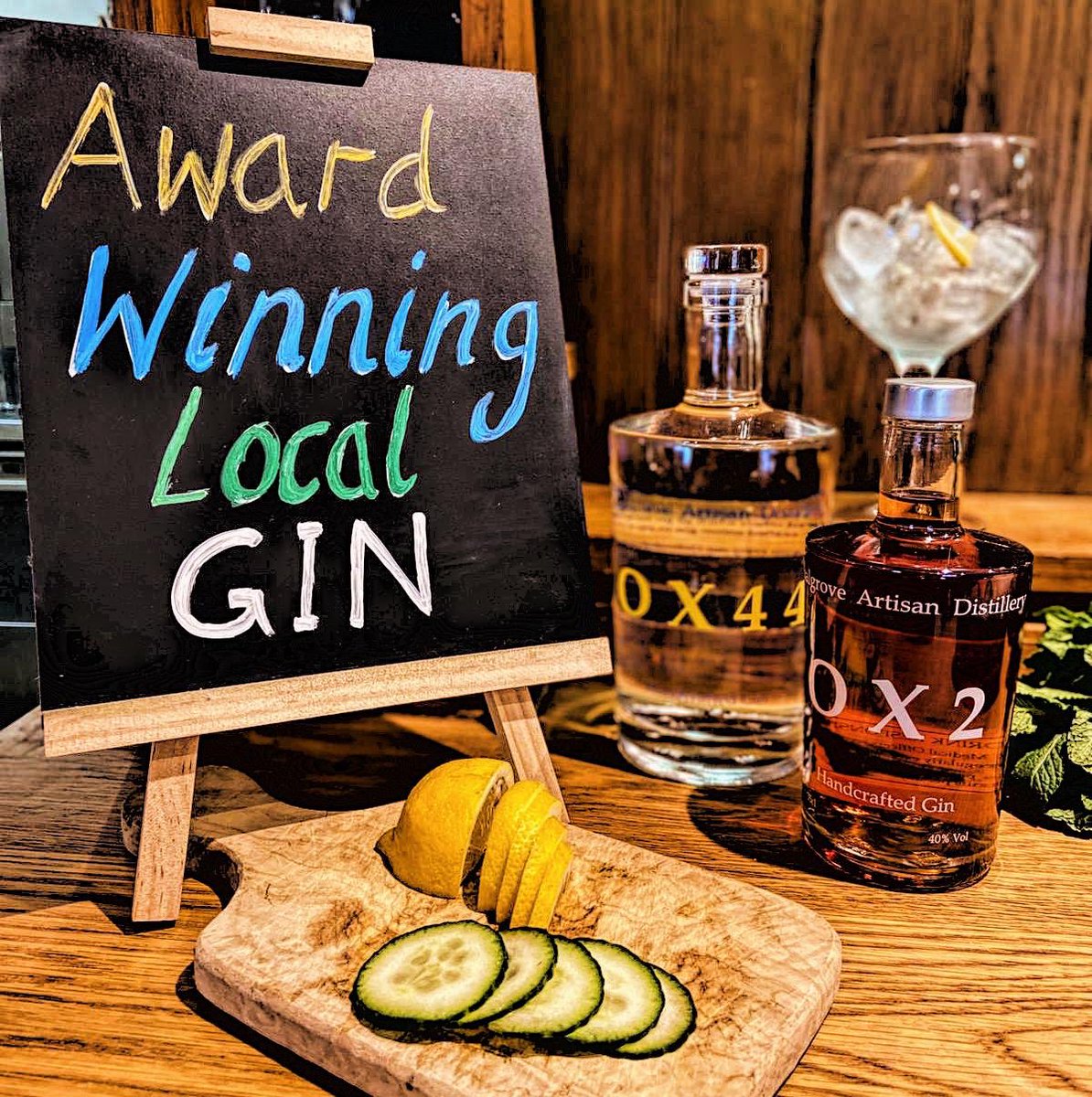 Introducing a new award winning local gin! OX44 and OX2 from Chalgrove Artisan Distillery are a great new addition to our gin collection.
