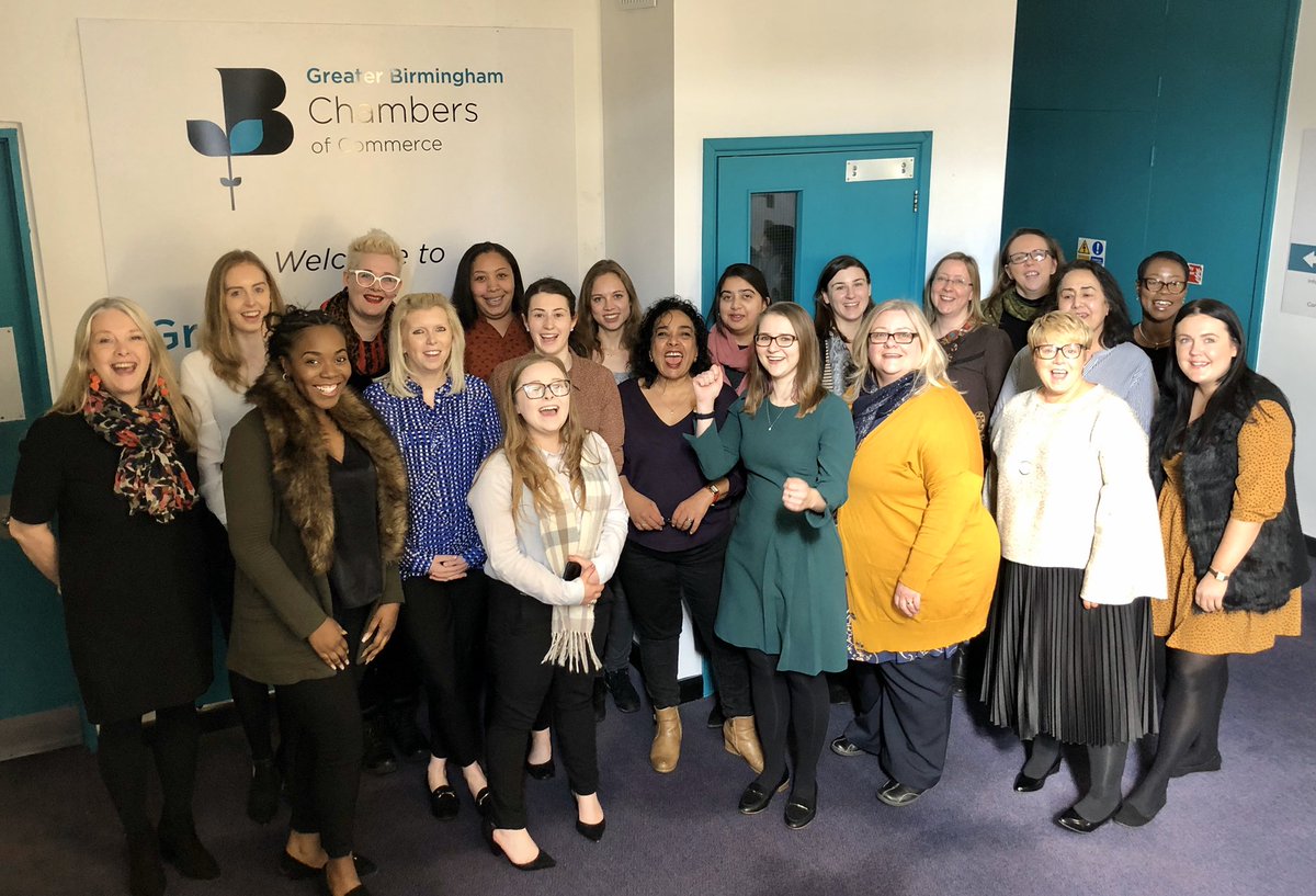 ThePaulFaulkner's tweet photo. On #IWD2020 here’s a snap of a selection of the brilliant women who help drive the @GrBhamChambers forward, supporting businesses across our region https://t.co/XQ2rmKMltJ