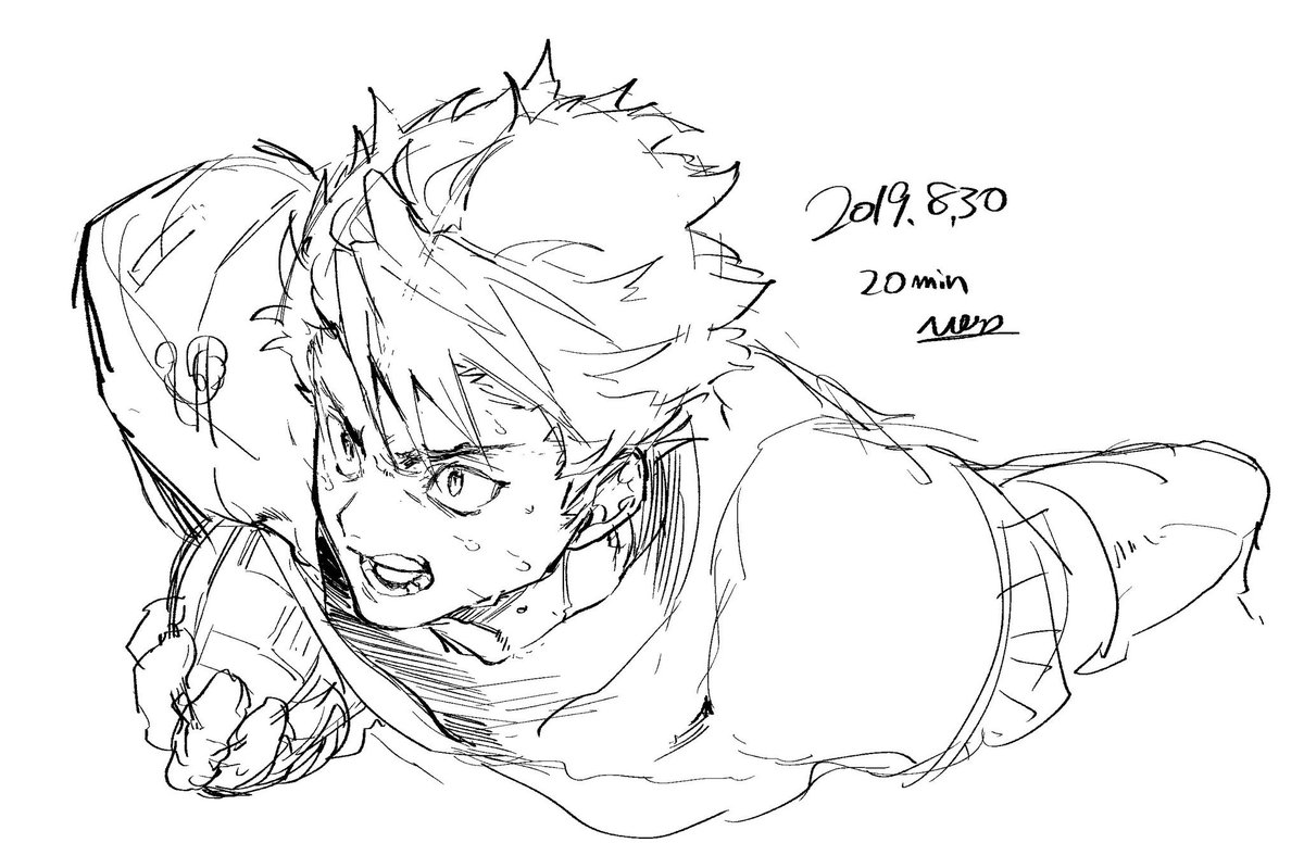 去年の夏に描いたやつも含めてアイシールド21の絵4枚になったからあと2枚位たまったら支部にあげようかな🙃 