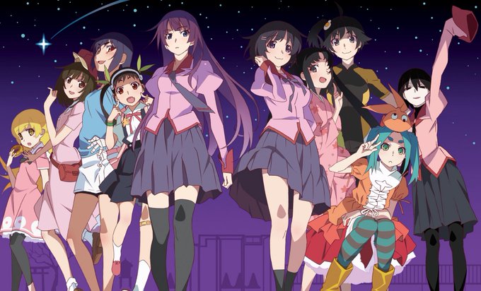 Monogatari series order anime
