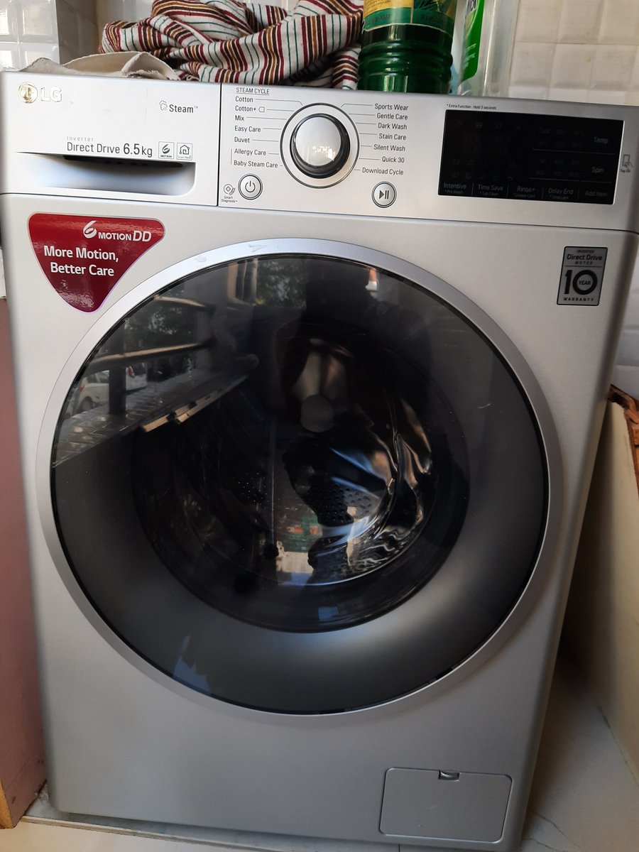 NikhilT93752254's tweet photo. Worst experience with @LGUS. Water is coming out of door due to rubber is broken within 15th wash cycle of purchase. And the service man asks for Rs 800 to repair it saying rubber is not covered in warranty.  How poor the quality is #LG #poorquality #cheaters #notrust. https://t.co/cBdnSNsvQe