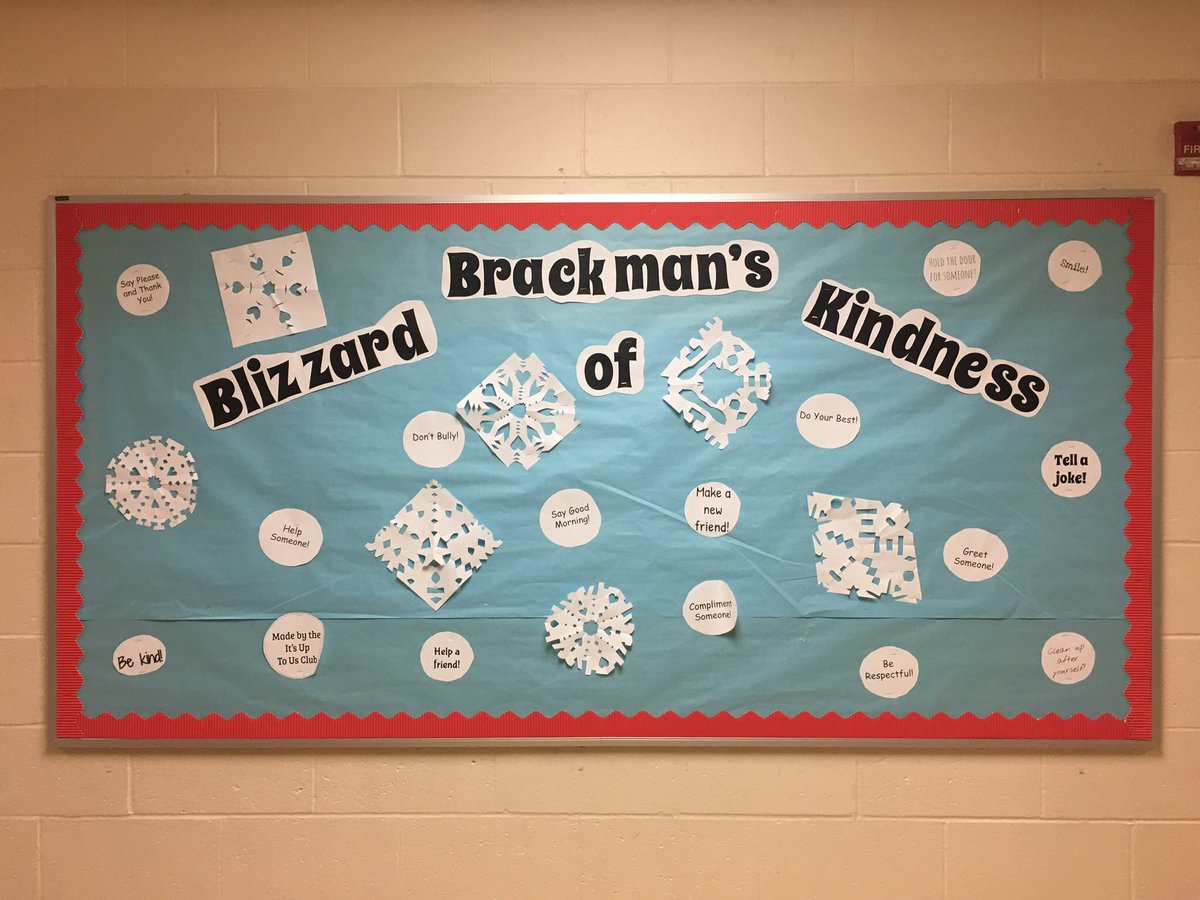 There’s no snow in the forecast- tomorrow will be over 60°! But the It’s Up To Us Club wanted to share a blizzard of kindness before winter is officially over. ❄️ 😊 🐾