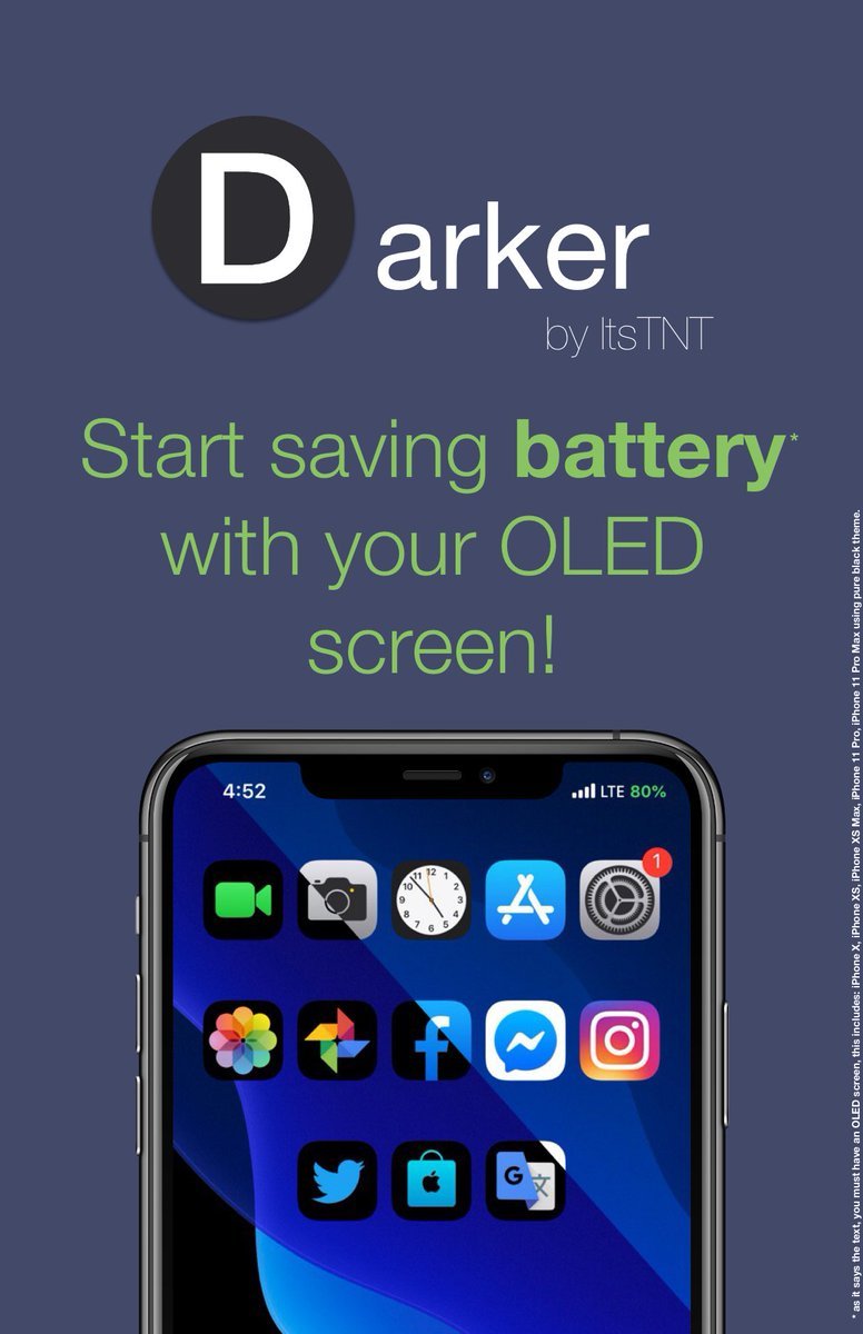 [Giveaway] 🎁🎁🎁

Darker Theme 

20 Copies

Must follow @tnttaolin2 and <a href="/SilzeeJailbreak/">Silzee</a> 
 
Must Retweet and ❤️

Comment 🙋‍♂️

Last Date March 14th

Package - repo.packix.com/package/in.tnt…