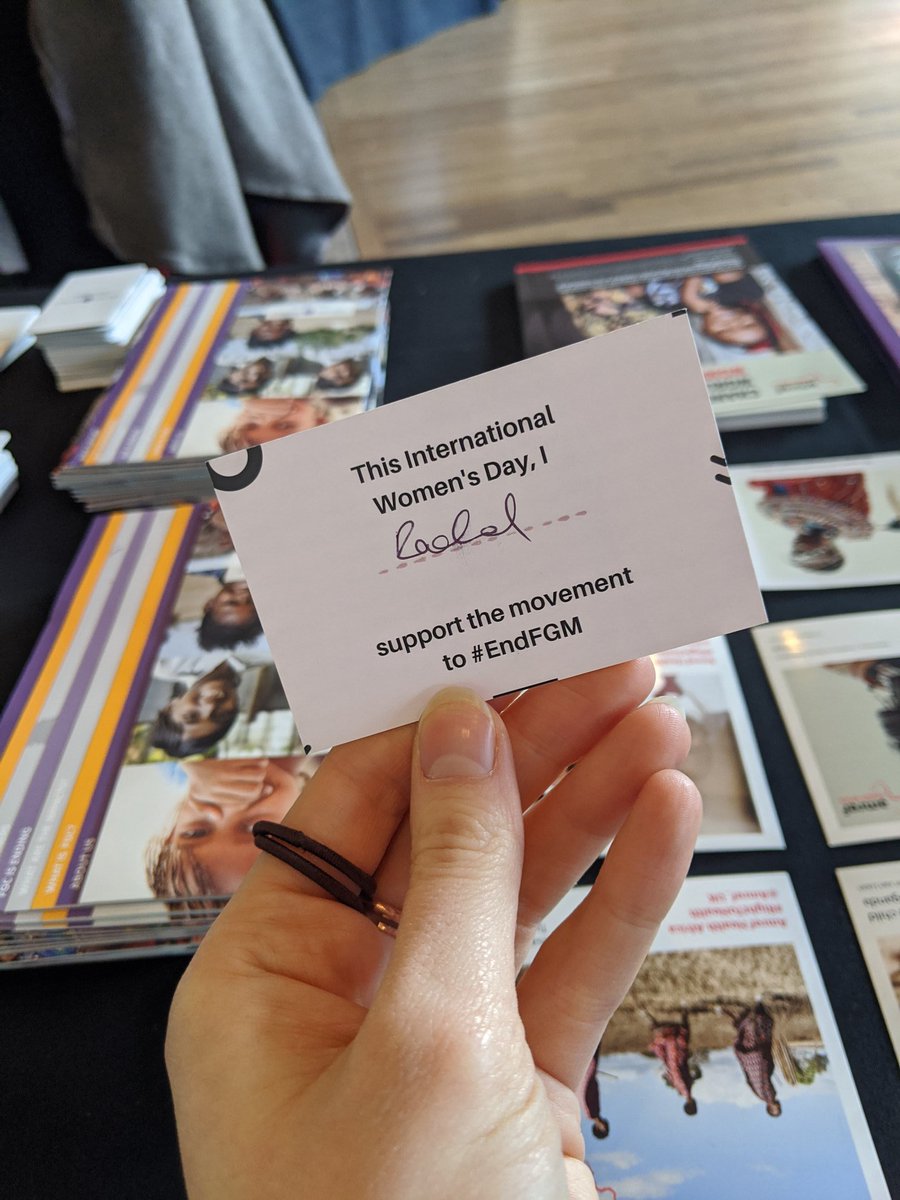 Raise your voice this #IWD2020 and support the movement to #endFGC #endFGM. We're at <a href="/WOWisGlobal/">WOW - Women of the World</a> today w <a href="/FORWARDUK/">FORWARD UK</a> <a href="/Amref_UK/">Amref Health Africa UK</a> &amp; <a href="/Voices1Thousand/">One Thousand Voices</a> 

Come visit our stand and listen to survivor testimonies - and join the movement!

#WOWLDN