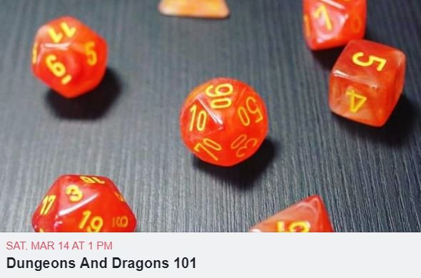 Have you been interested in trying Dungeons and Dragons, but been a little unsure of where to start? Join in on this DnD 101 event at Alpha Comics and Games to learn everything a beginner would need to know about the world's greatest roleplaying game!