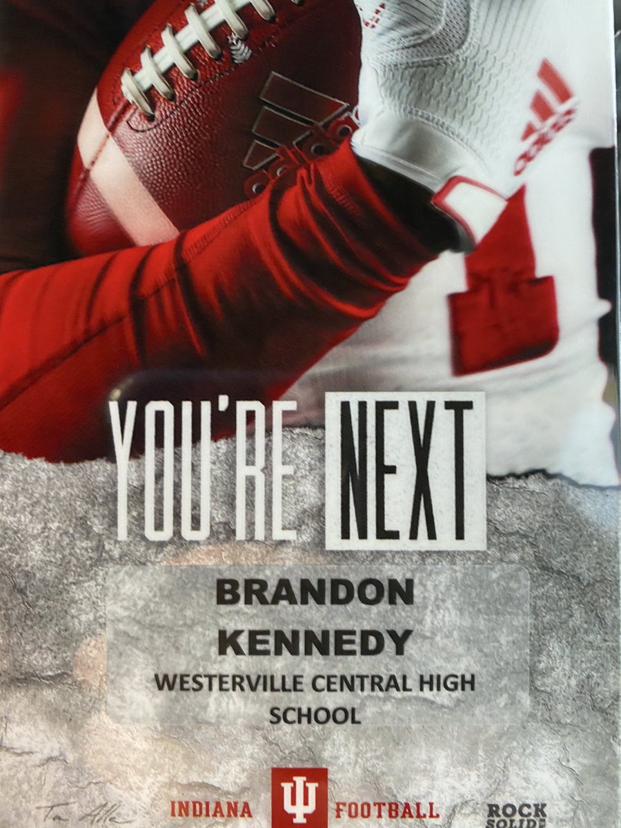 BKennedy076's tweet photo. Great junior day visit! Thank you @IndianaFootball @CoachTee34 @CoachAllenIU for a great day! https://t.co/yXcG0IFDII