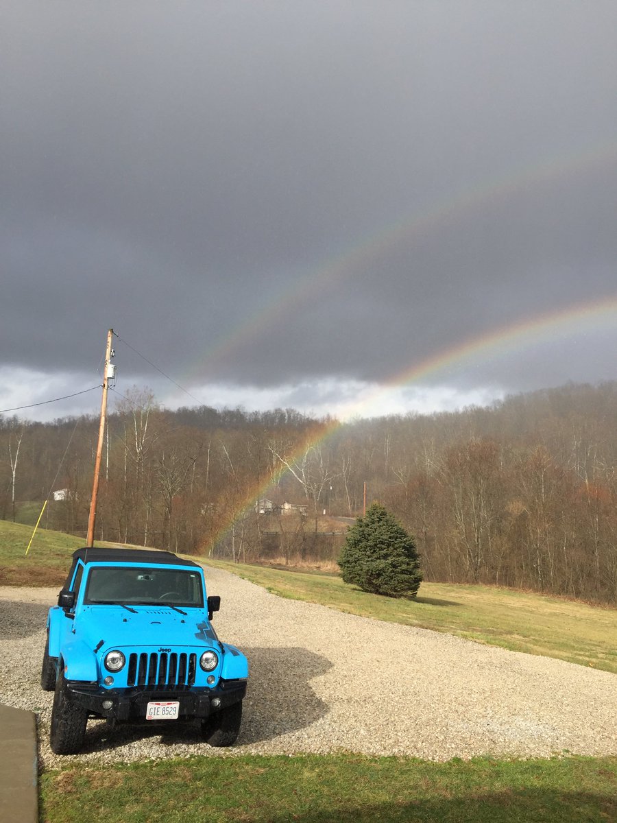REM36376782's tweet photo. #cyan #chiefblue end of the double rainbow https://t.co/j7Onom8V8j