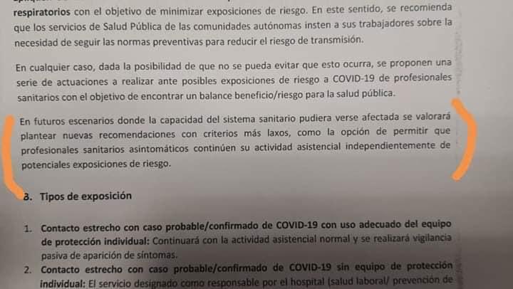 Lo triste de todo esto es que, en realidad, si lo piensas con calma, no les preocupa la salud de los médicos, sino su rendimiento laboral.
En este párrafo queda bastante claro🤦🏻‍♂️😔
#COVID19