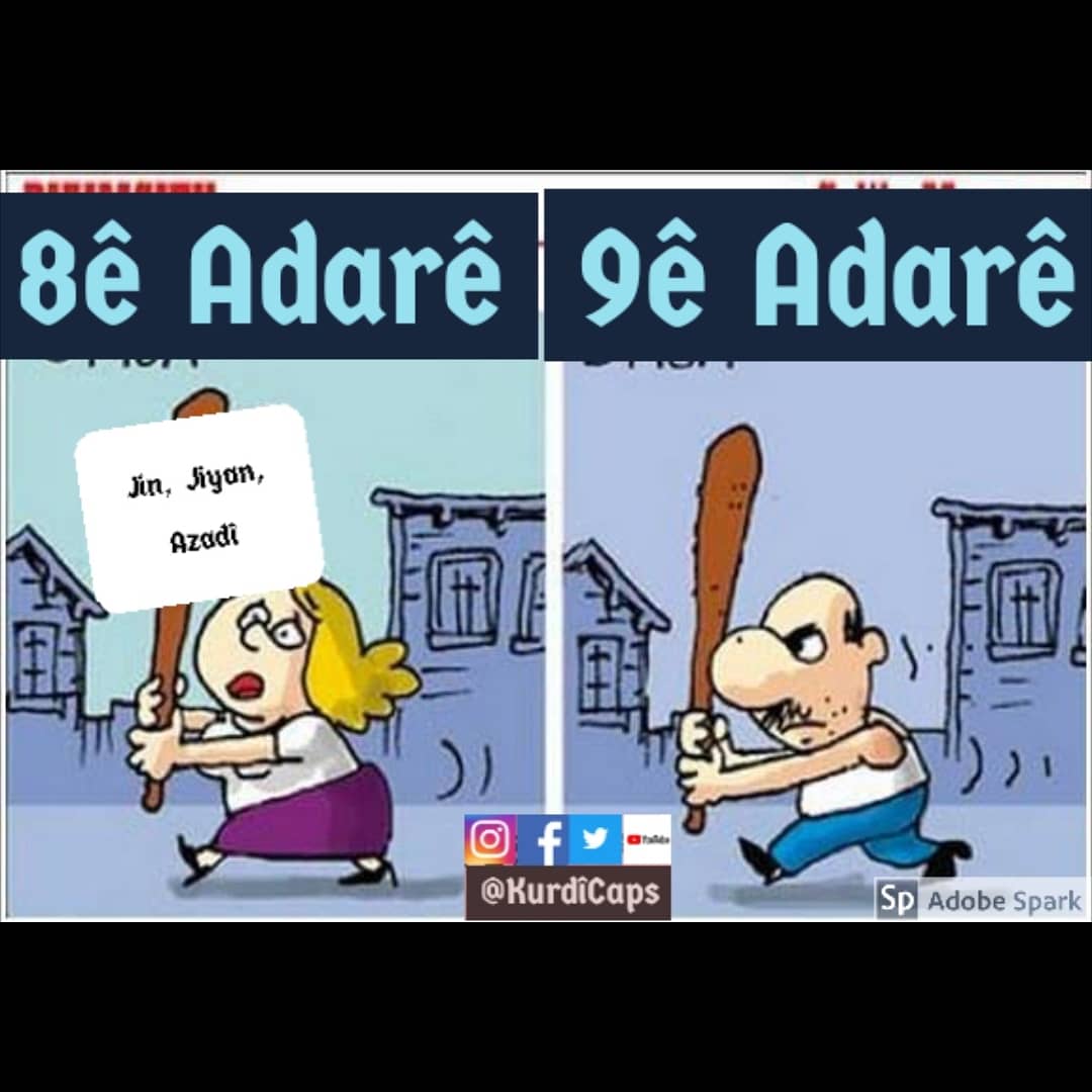 Kurdi_Caps's tweet photo. 8ê Adarê, roja jinên kedkar pîroz be🥀🥀
 #8êadarêrojajinan
#jin #jiyan #azadî #8êadarê  #8êadarêpîrozbe  #8êadarêrojajinênkedkarpîrozbe  #women  #womensday #woman  #womens #kadınlar  #kadinlar  #kadin  #kadın  #kadinlargunu  #InternationalWomansDay2020 
#InternationalWomansDay https://t.co/RGmwXfyc1i