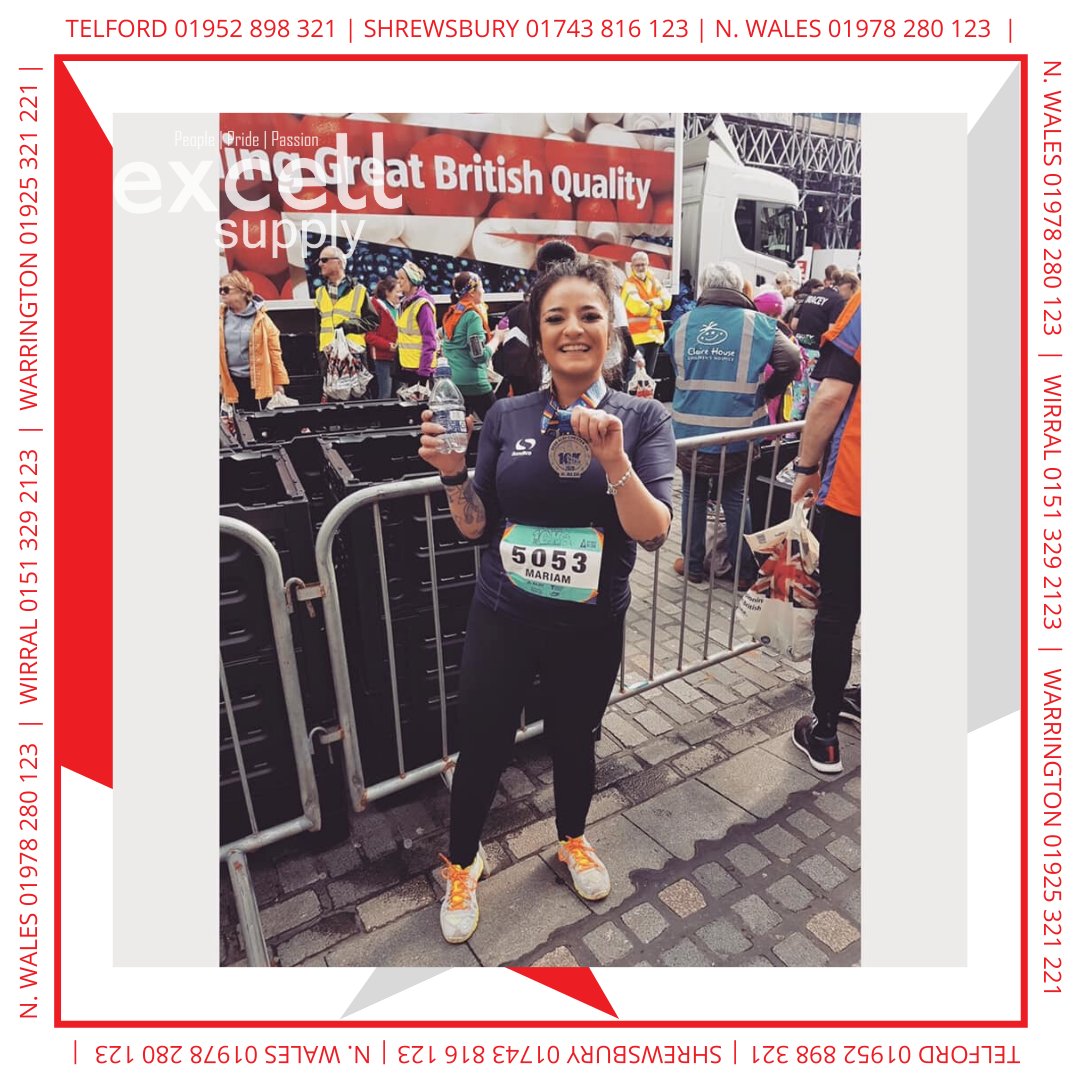 ExcellSupply's tweet photo. Congrats to Conwy AM Mariam who despite being unwell this week completed the @AldiUK  10k in Chester! Well done! 🏃🏼‍♀️❤️ https://t.co/ZqnClUqiry