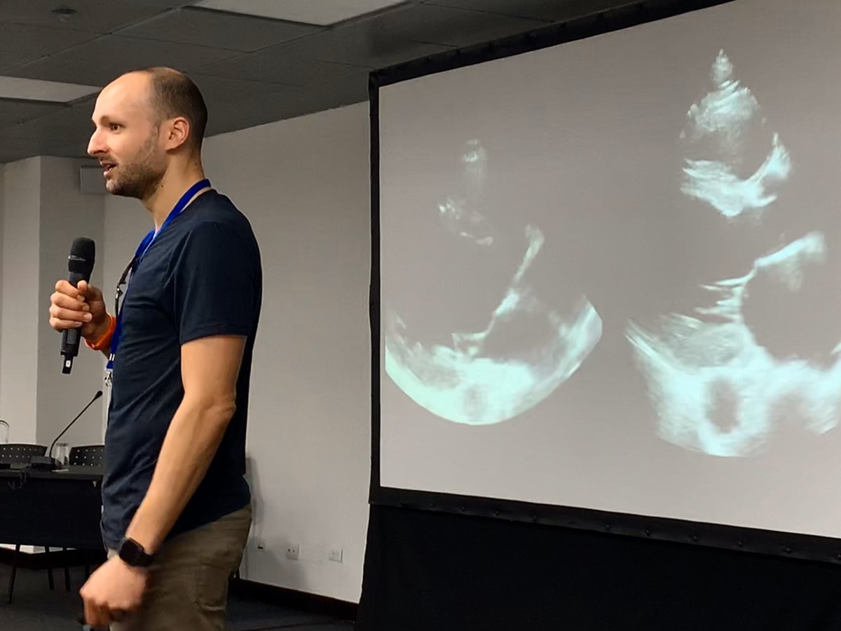 SonoSnowbunny's tweet photo. @UltrasoundMD kicks off day two of #DevEm2020 ultrasound pre-conference w advanced LUS. Causes of focal vs diffuse b-lines are many: pathologies will be different on Everest vs ICU vs postpartum. Correlate with your patient’s presentation! #globalsono #FOAMus #VTsono #sonowolf https://t.co/RZjSghWXjH