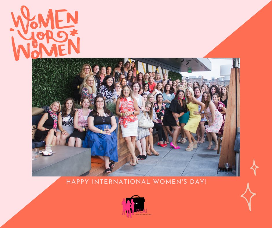 Founded by Maureen Rystrom of JC&amp;A and Kristina Esposito of  
STV|DPM, PLA! (Professional Ladies Association) enables women in the architecture, engineering and construction (A/E/C) industry to 
connect through networking, education, social events and philanthropy.

#IWD2020