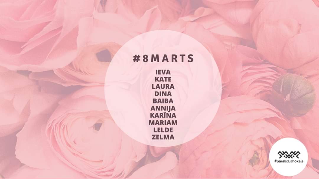 paraledushokejs's tweet image. 8. martā, kad pasaulē tiek atzīmēta Starptautiskā sieviešu diena, mēs #paraledushokejs sakām lielu paldies mūsu iedvesmojošajām dāmām - vadītājām, brīvprātīgajām, komandas biedrenēm. 
Sveicam Jūs šajā skaistajā pavasara dienā!