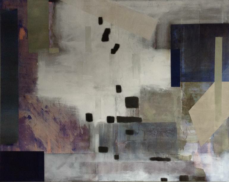 Sendlinger Tor Painting by Marion Jones -Oil, Acrylic, Spray Paint on Canvas.