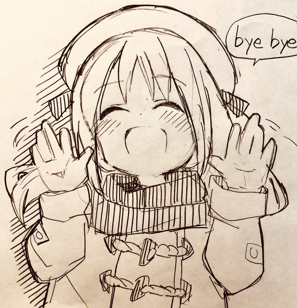 「ゲーセンの少女、帰る時は店員さんに両手でバイバイする 」|安原宏和@ゲーセン5巻12月9日発売！のイラスト