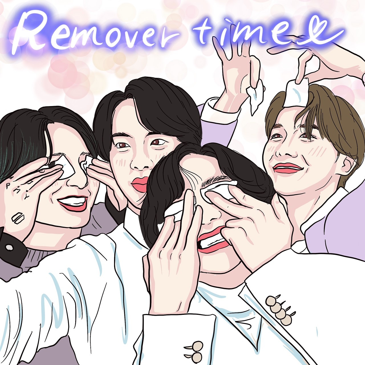 みゃうく Ar Twitter バンタン 今日も１日お疲れ様でした Bts Btsarmy Btsfanart Btsv Btsjhope Btsjin Btsjungkook Removercut Digitalart Procreateart イラスト Btsイラスト Bts Bighit T Co Eksqbelbec Twitter