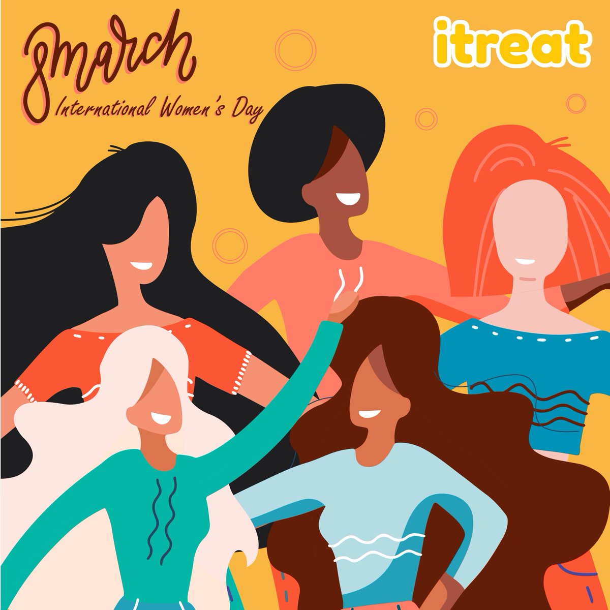 itreatuae's tweet photo. Shoutout to our aunts, sisters, cousins, coworkers, mothers, wives, girlfriends on this International Women's Day.
We love you, respect you and honor you.
#InternationalWomensDay #HappyWomensDay2020 https://t.co/wiYMZi6lhI