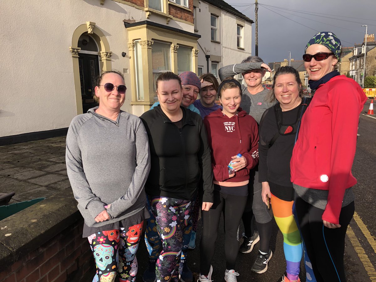 Justinemclayton's tweet photo. #IWD2020 what better way to celebrate it than #running with this awesome bunch of women. Some cancer survivors, some starting out, all facing own battles & all did an amazing run, between 3 & 11 miles! #bodypositivity @Compassdis @ThisGirlCanUK #compasschuggers #ProudCoach https://t.co/c4DdwQQvoM
