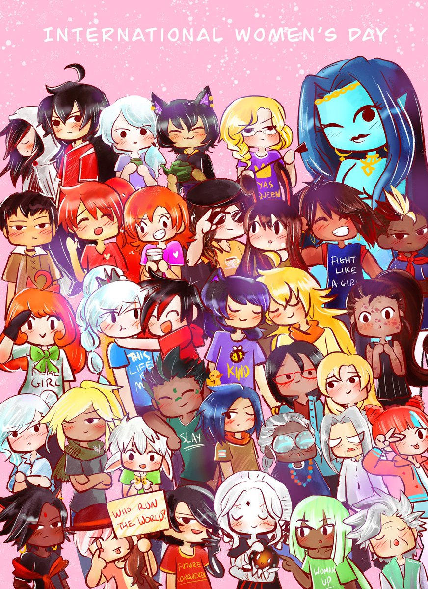 Ladies. Stand up. Take a ducking bow. Cheers to you. Cheers to all of you. 

You are phenomenal.

#RWBY #InternationalWomensDay #IWD2020