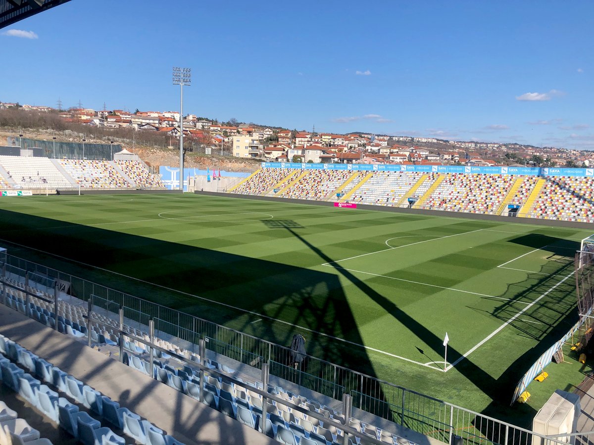 NKRijeka's tweet photo. 🏟️ Sve je spremno za Jadranski derbi i 💯utakmicu Rijeke na Rujevici 🔵

#ZajednosmoRijeka #Jadranskiderbi https://t.co/SbAwqvINtz
