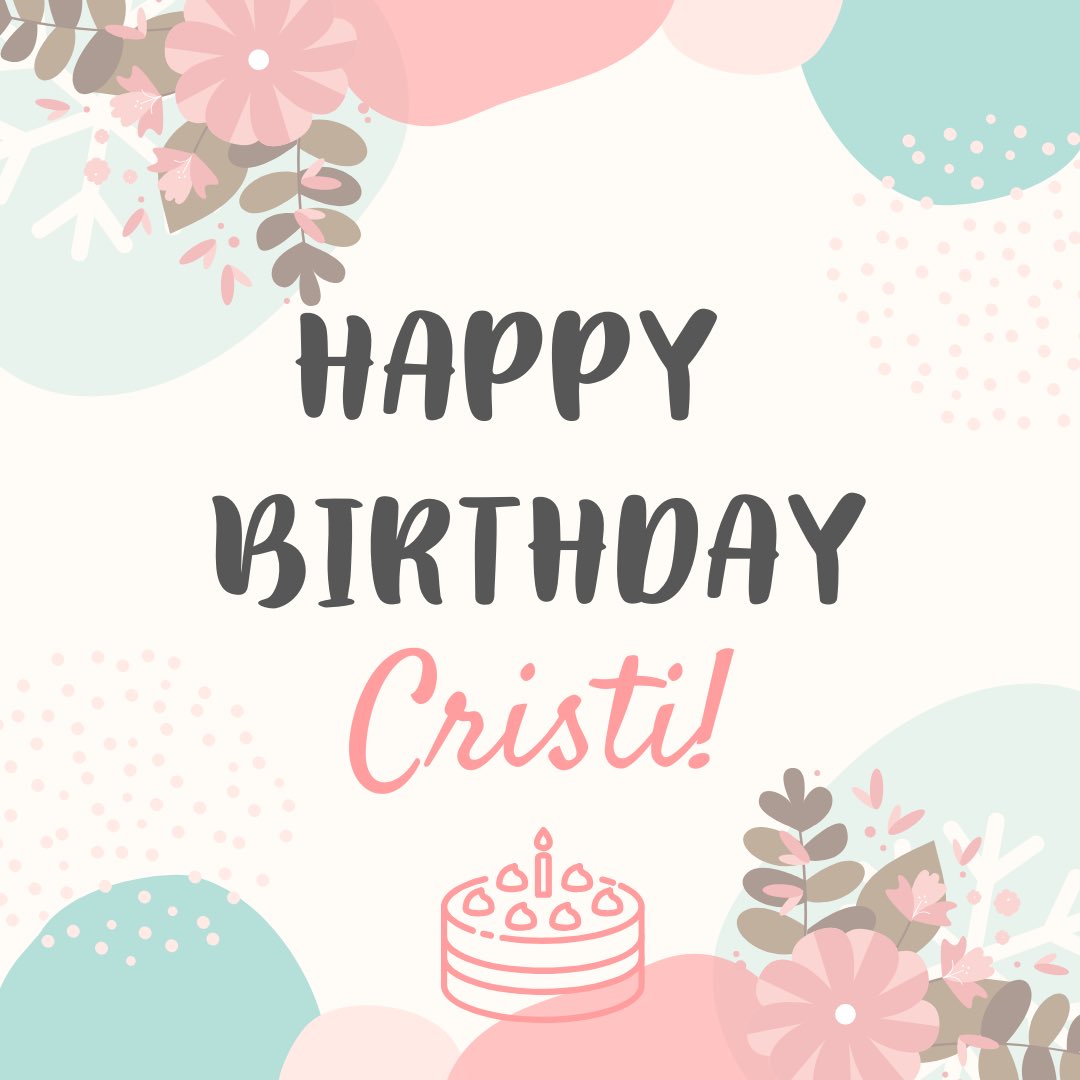 All of us at CTS would like to wish our Sales Rep <a href="/CristiGega/">Cristi Gega Porter</a>, a very Happy Birthday 🎁🎉💖