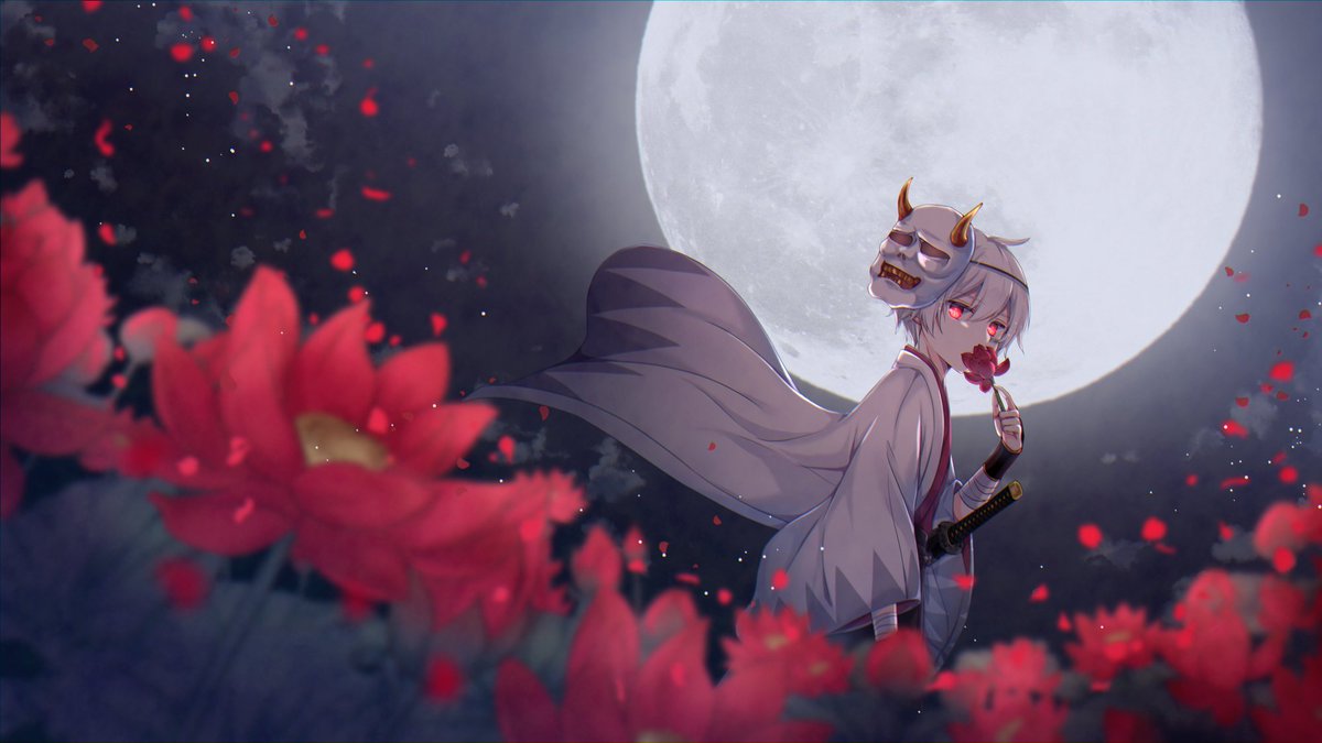 胡麻乃りお まふまふさん Uni Mafumafu の 紅蓮華 Arrange Ver Coverのイラストを描かせていただきました T Co Aq7mrbhloe