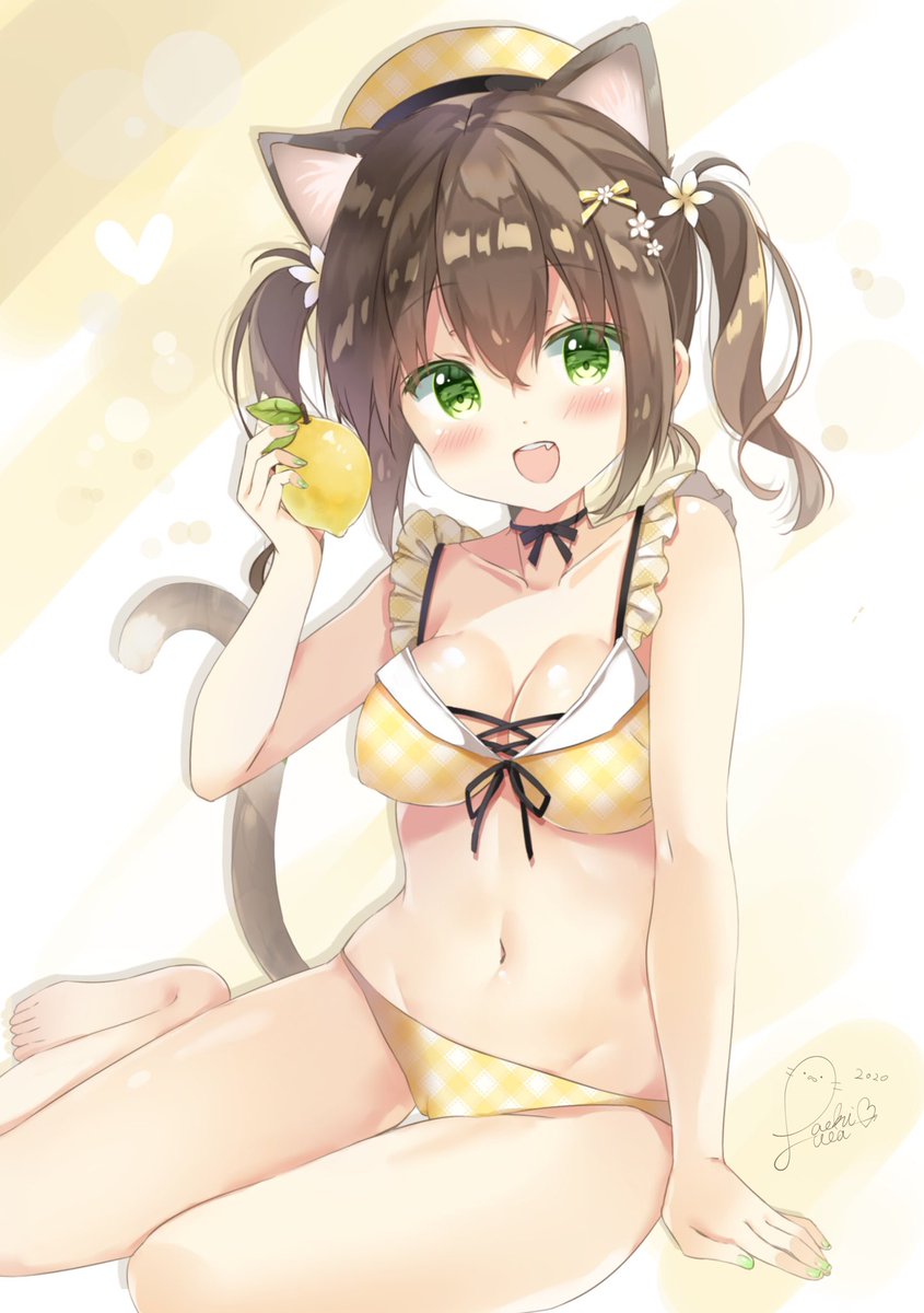 「にゃんにゃん?? 」|佐伯ソラのイラスト