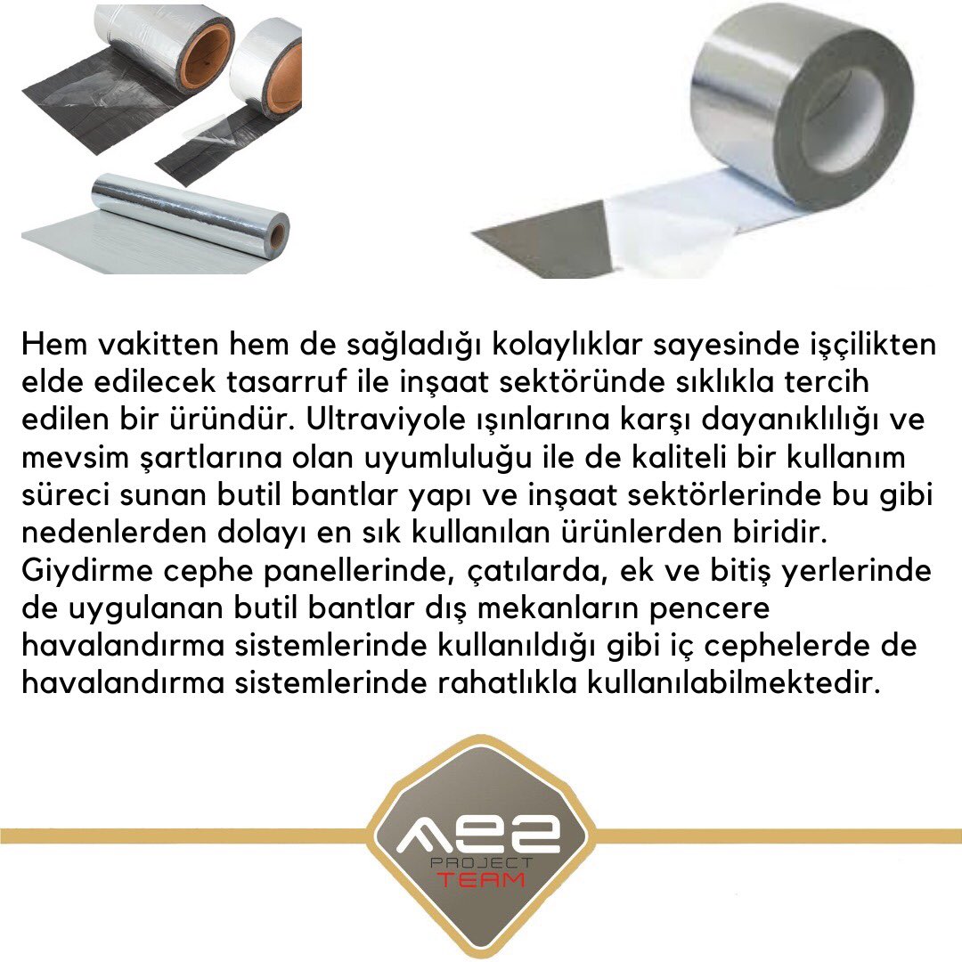ae2project's tweet photo. Bu hafta Bilgi Pazarı’nda “ Alüminyum Butil Bant Nedir ?” i işledik. ✨ Daha fazla bilgi için sola kaydırın➡️ #ae2 #ae2project #bilgipazarı #bilgi #pazar #ytü #alüminyum #butil #bant #energy #car https://t.co/Ax1ECeWg5n