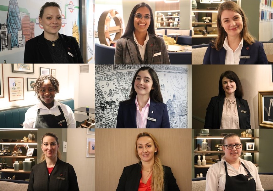 MarriottSW5's tweet photo. At the London Marriott Hotel Kensington, we are proud to have a group of brilliant, successful, courageous and passionate group of women that every day enlight our world. #WomenOfMarriott #EachforEqual #IWD2020 https://t.co/xBrE2vboM9