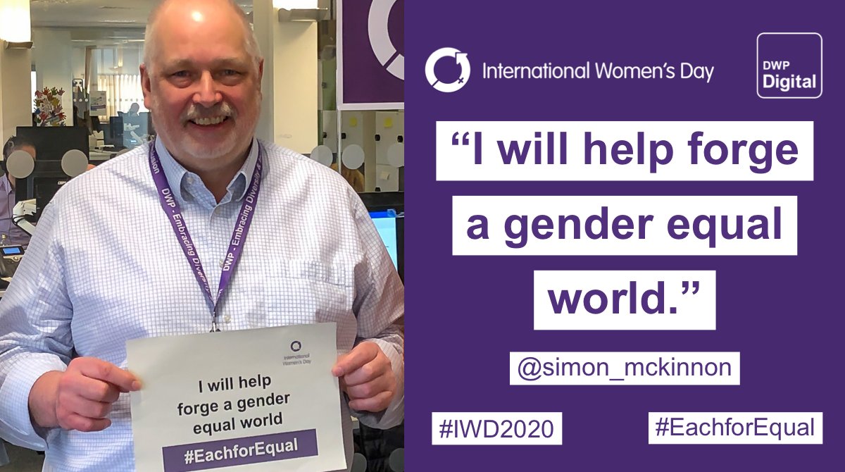 DWPDigital's tweet photo. Our CDIO @simon_mckinnon is also DWP's gender champion. 

On #IWD2020 he and our gender diversity lead @ozmaiqbal222 talk about our vision to make DWP more inclusive 👇

https://t.co/RA46Rj22Fh

#InternationalWomensDay2020 https://t.co/Yvj2JuMXcy