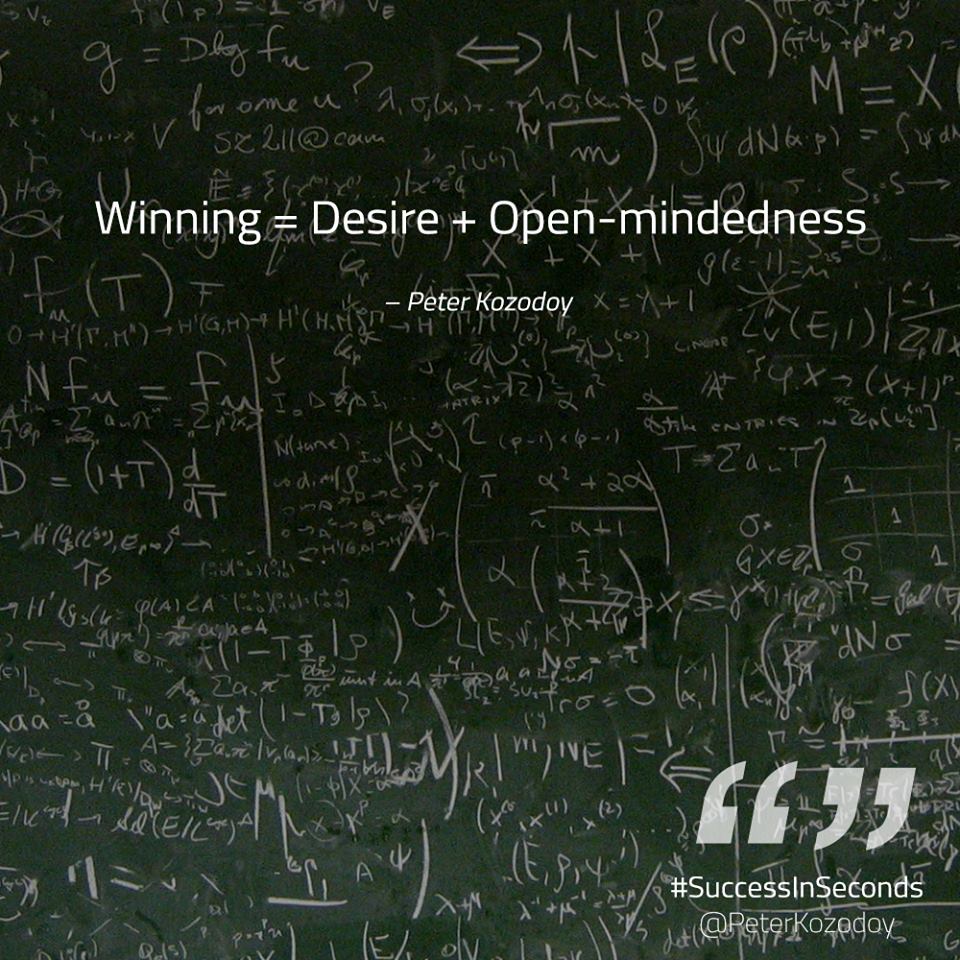 PeterKozodoy's tweet photo. Honesty can mean many things, and one of the foremost definitions MUST include open-mindedness. #SuccessInSeconds #Entrepreneur #Tips #TipOfTheWeek #Business #Desire #OpenMindedness https://t.co/XRHDFstrvF