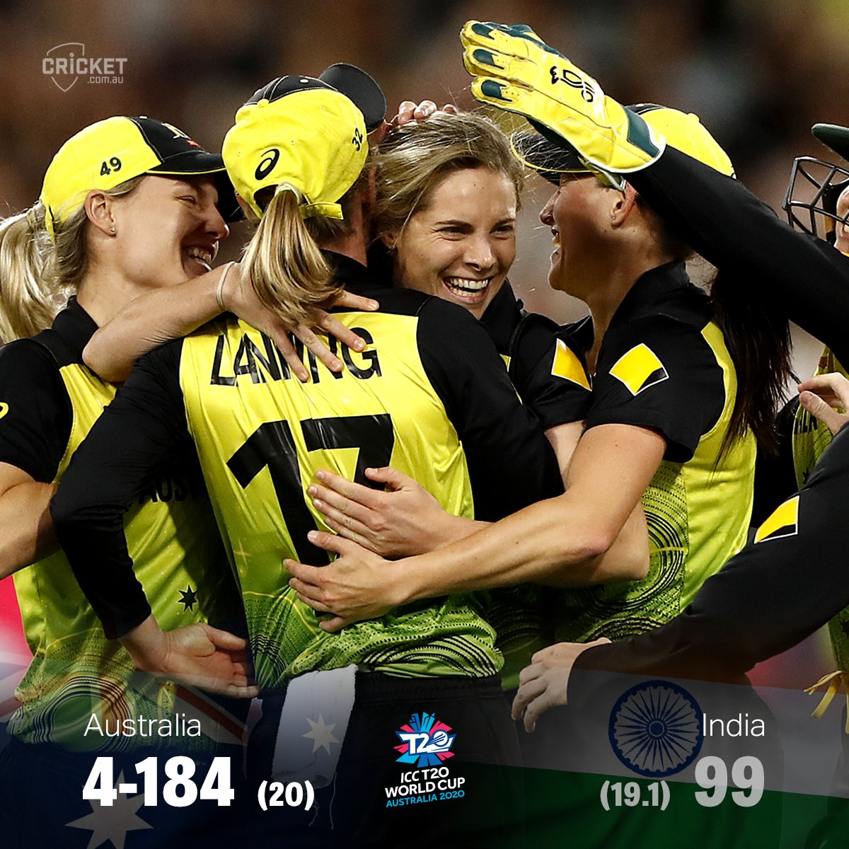 cricketcomau's tweet image. AUSTRALIA WIN THE T20 WORLD CUP! 🏆🏆🏆🏆🏆

#T20WorldCup